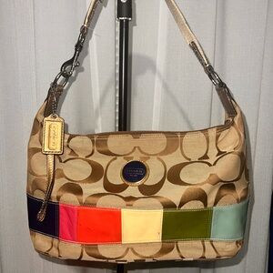 Coach | Signature Canvas Patchwork | Shoulder Bag | Handbag | Multicolor